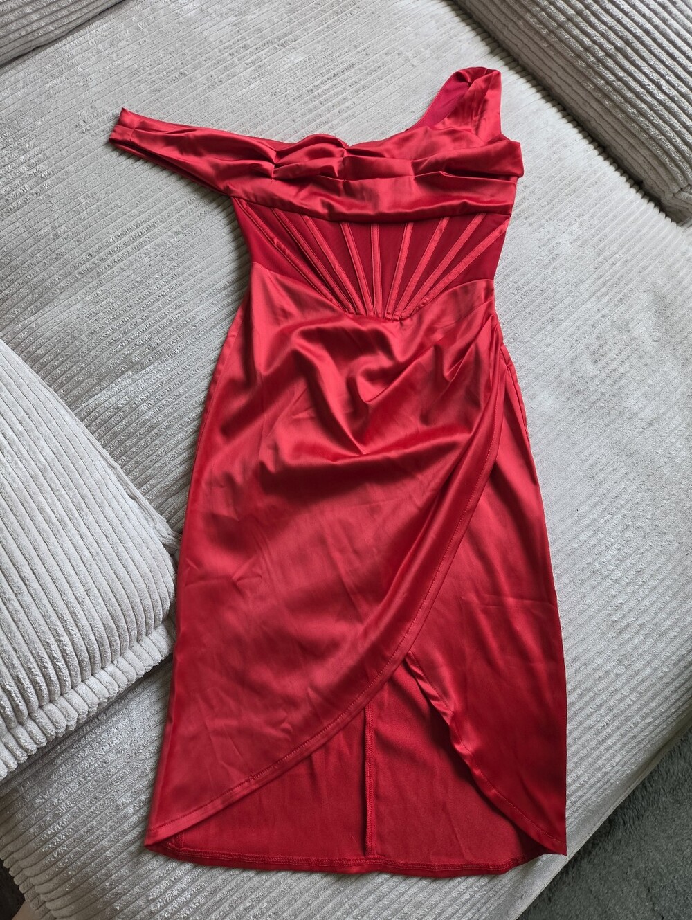 Red Off The Shoulder Dress